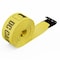 Dc Cargo 4 in.x30' Winch Strap with Flat Hook, Yellow, 360PK 430YWSFH-360 - alternate 1